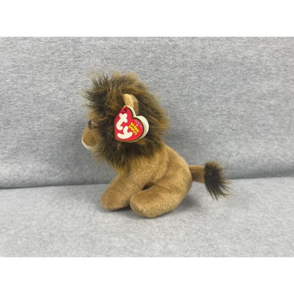 TY Beanie Baby Cecil The Lion Bean Bag Plush 2015 Brown Zimbabwe - Picture 2 of 6